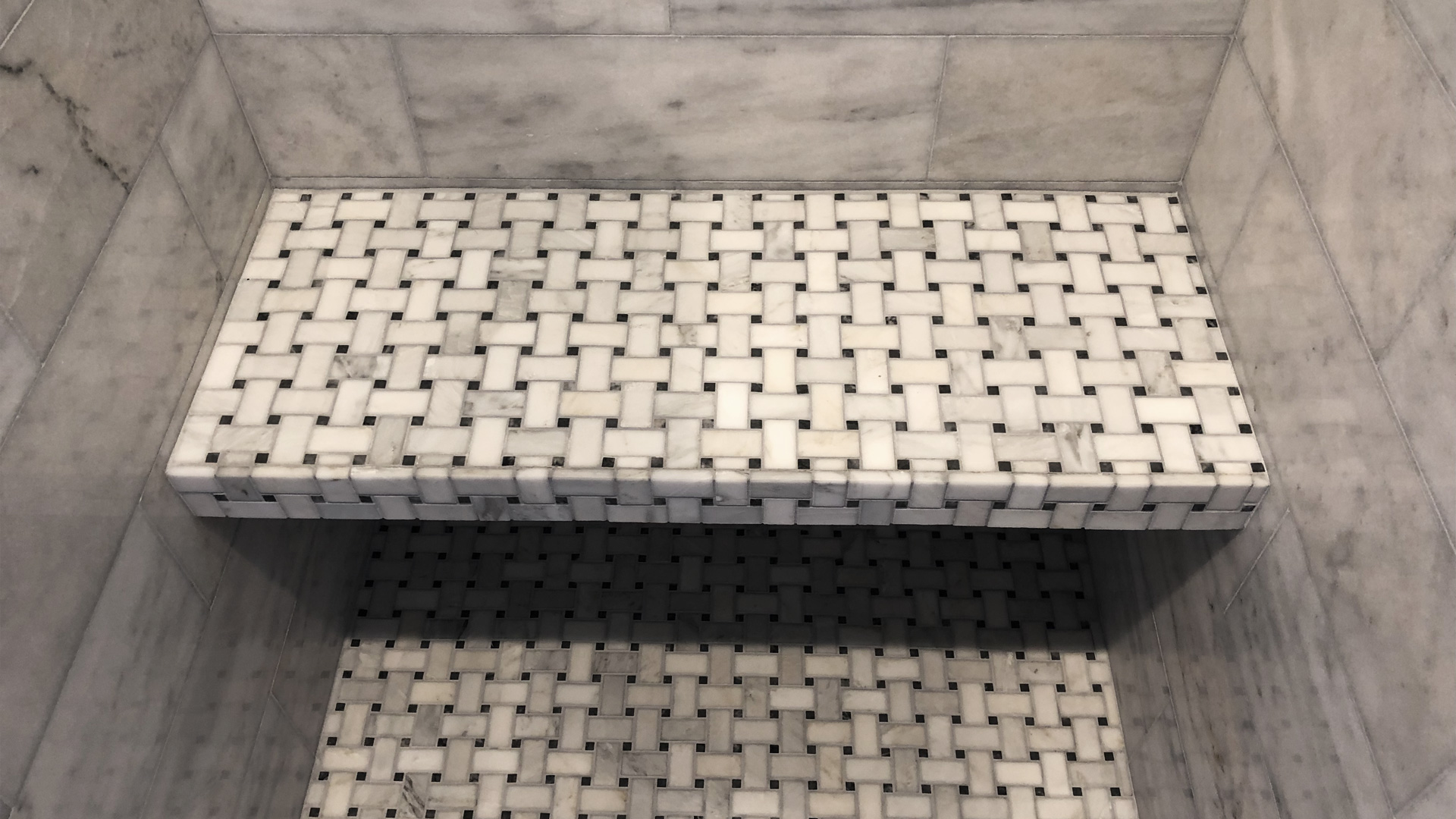 tile shower